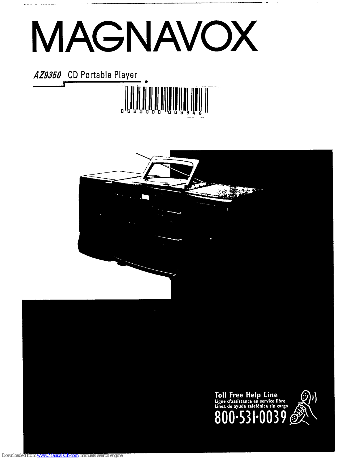 Magnavox AZ9350 Operating Instructions Manual