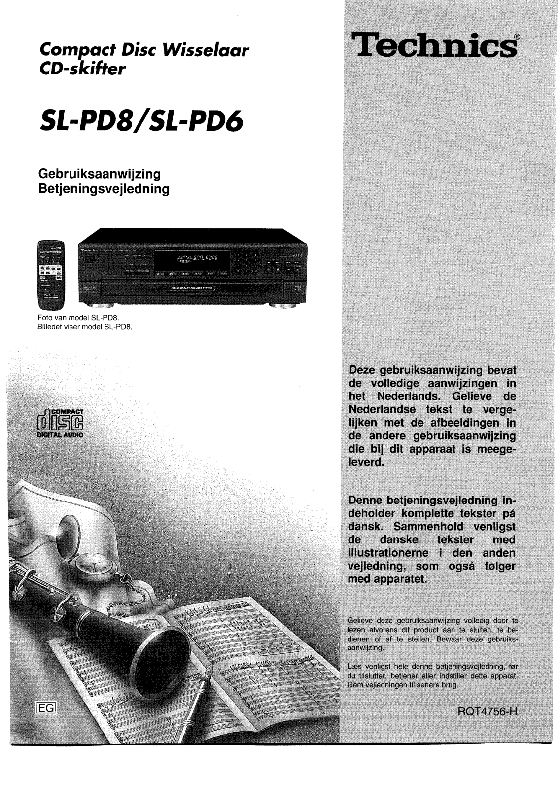 Technics SL-PD6, SL-PD8 User Manual