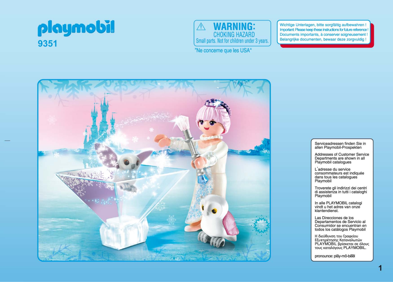 playmobil 9351 Instructions