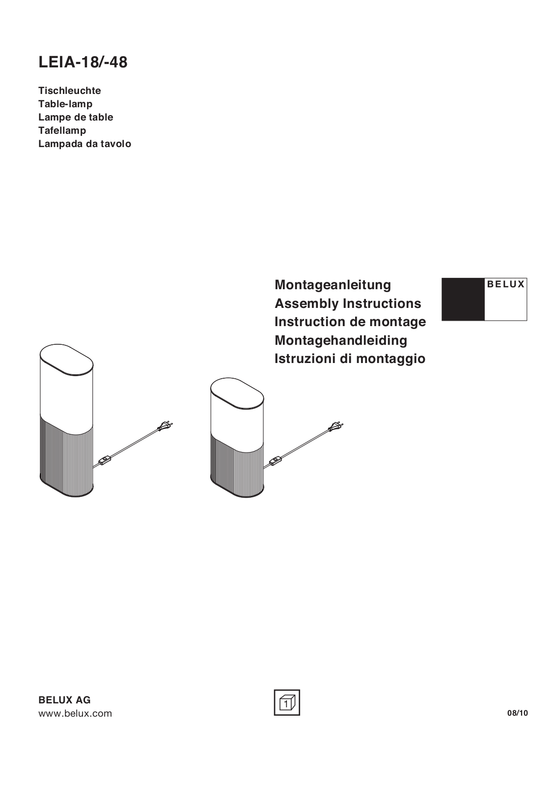 Belux LEIA 18, LEIA 48 User Manual