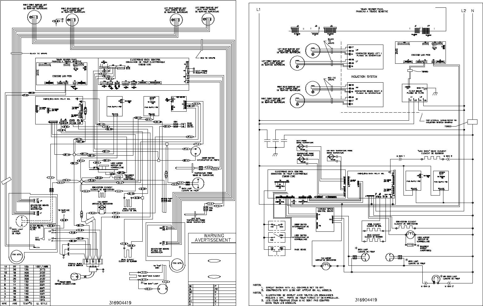 Electrolux EW30IF60IS Wiring Diagram