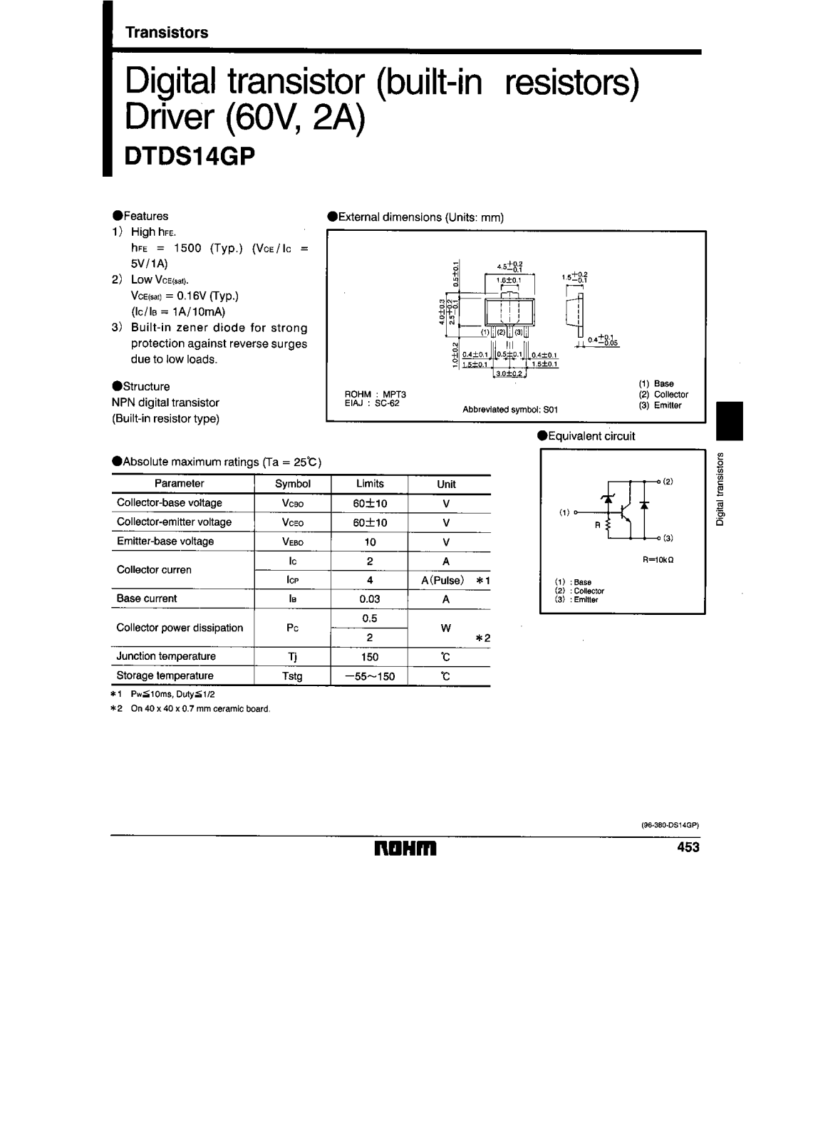 ROHM DTDS14GP Schematic