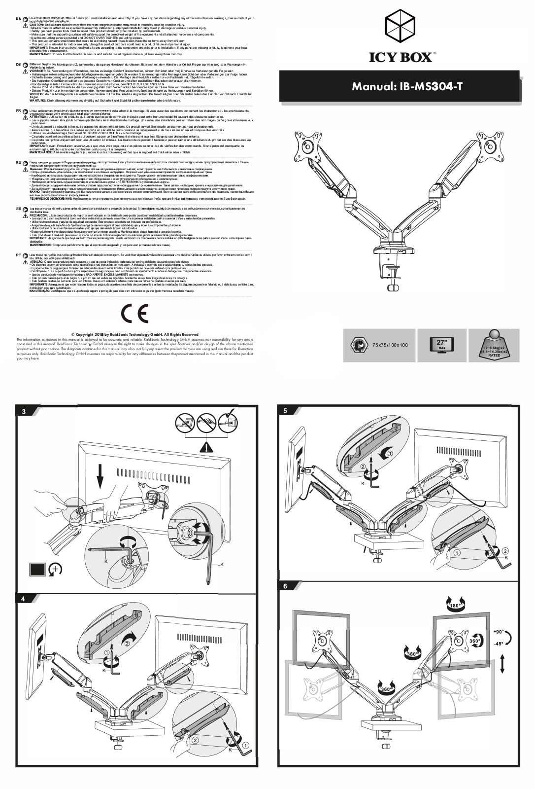 RaidSonic IB-MS304-T User Manual