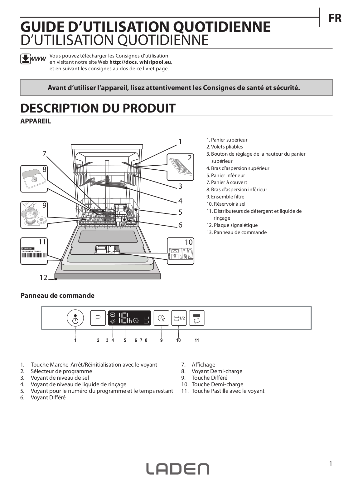 LADEN AIC 3C26 C Daily Reference Guide