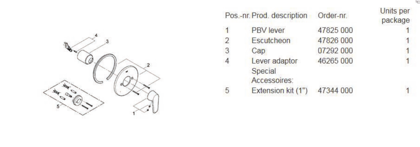 GROHE GRH4205 Exploded Drawing - ManualMachine.com