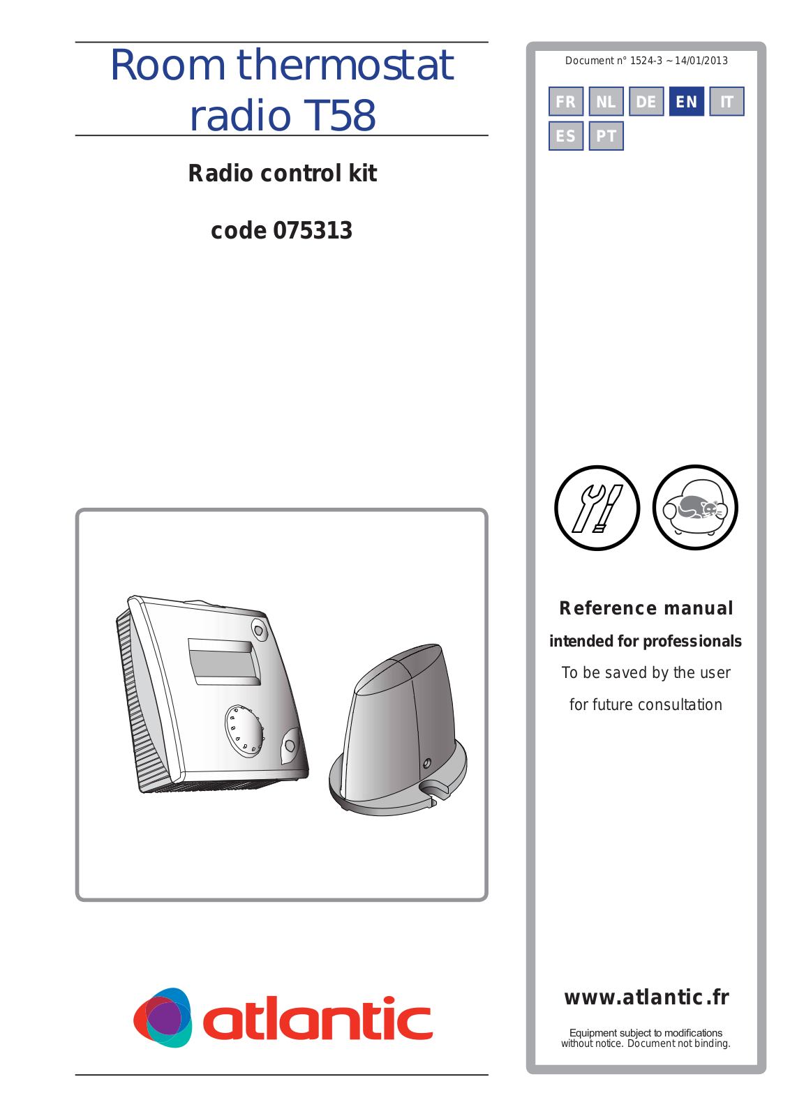 Atlantic T58 Reference Manual