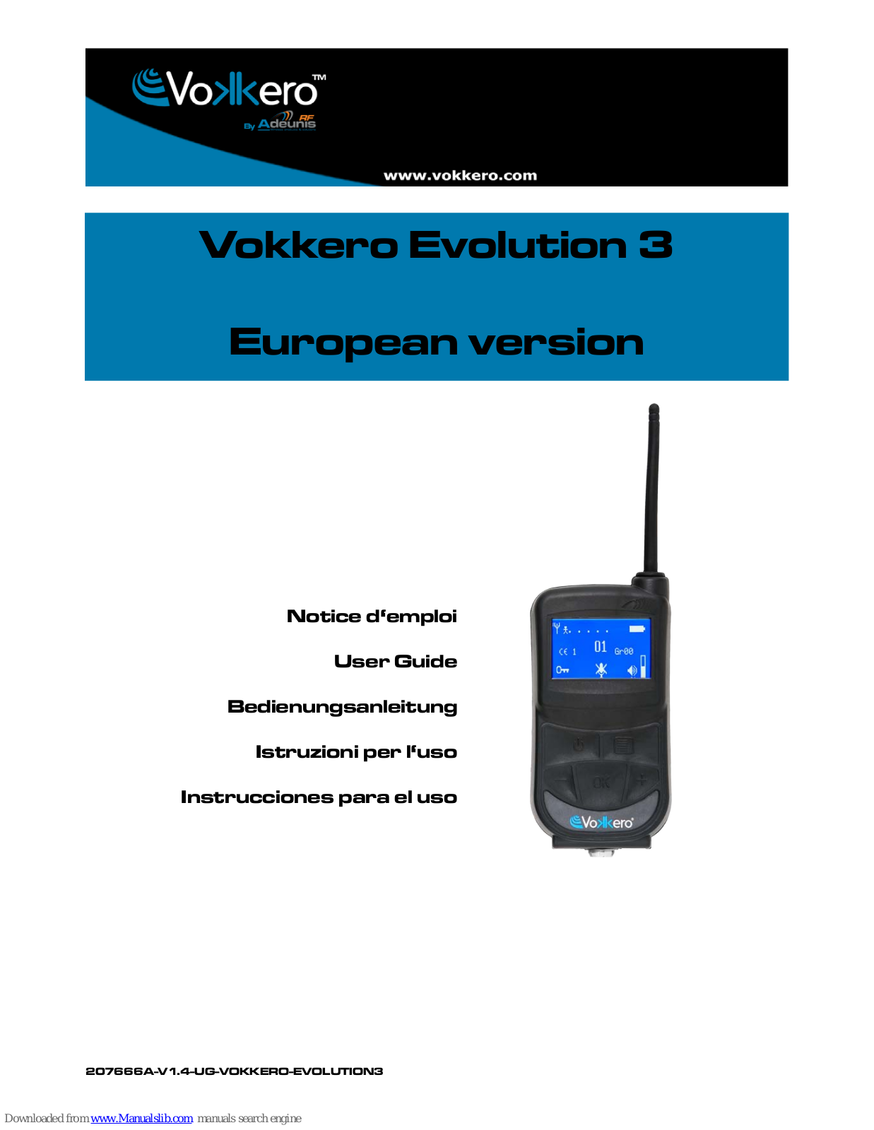 Vokkero Evolution 3 User Manual