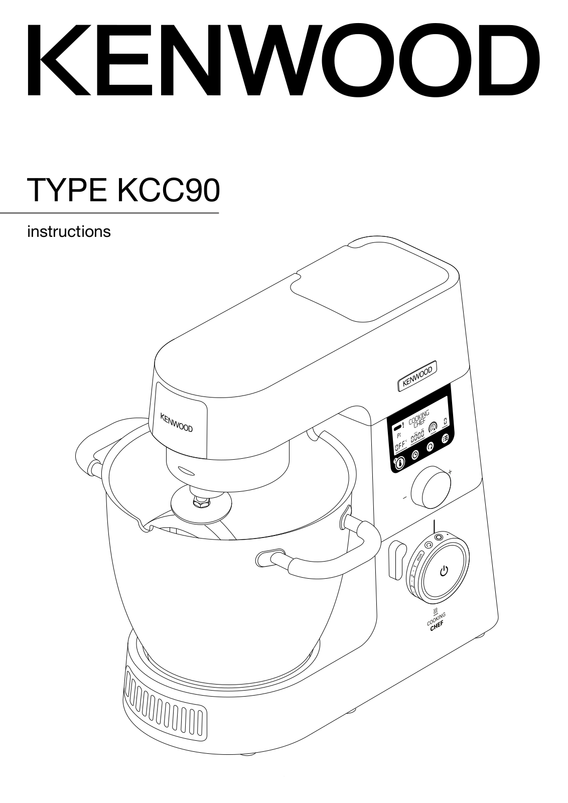 Kenwood KCC90 Instruction Manual