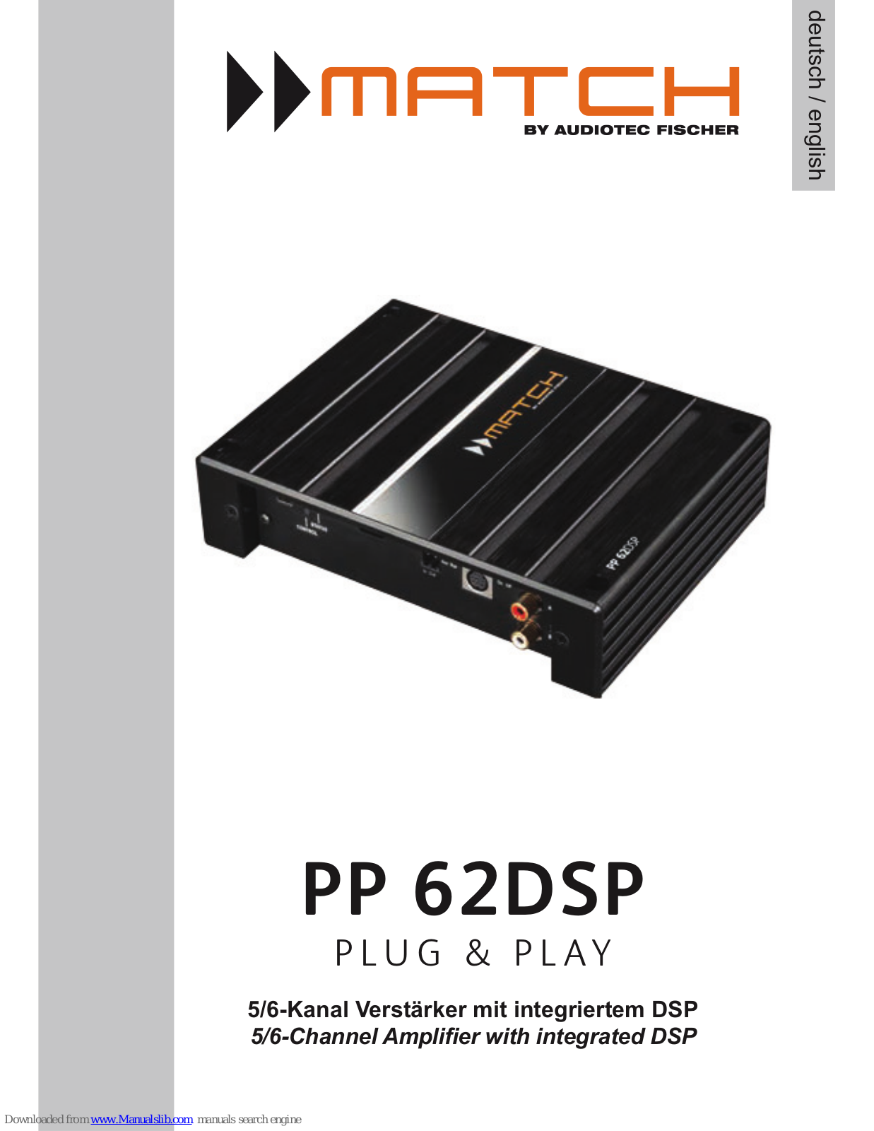 Audiotec Fischer PP 62DSP User Manual