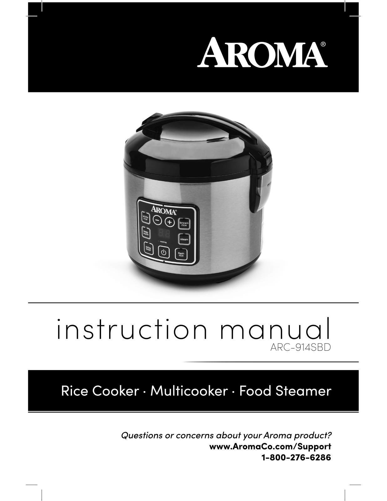 Aroma ARC-914SBD User Manual