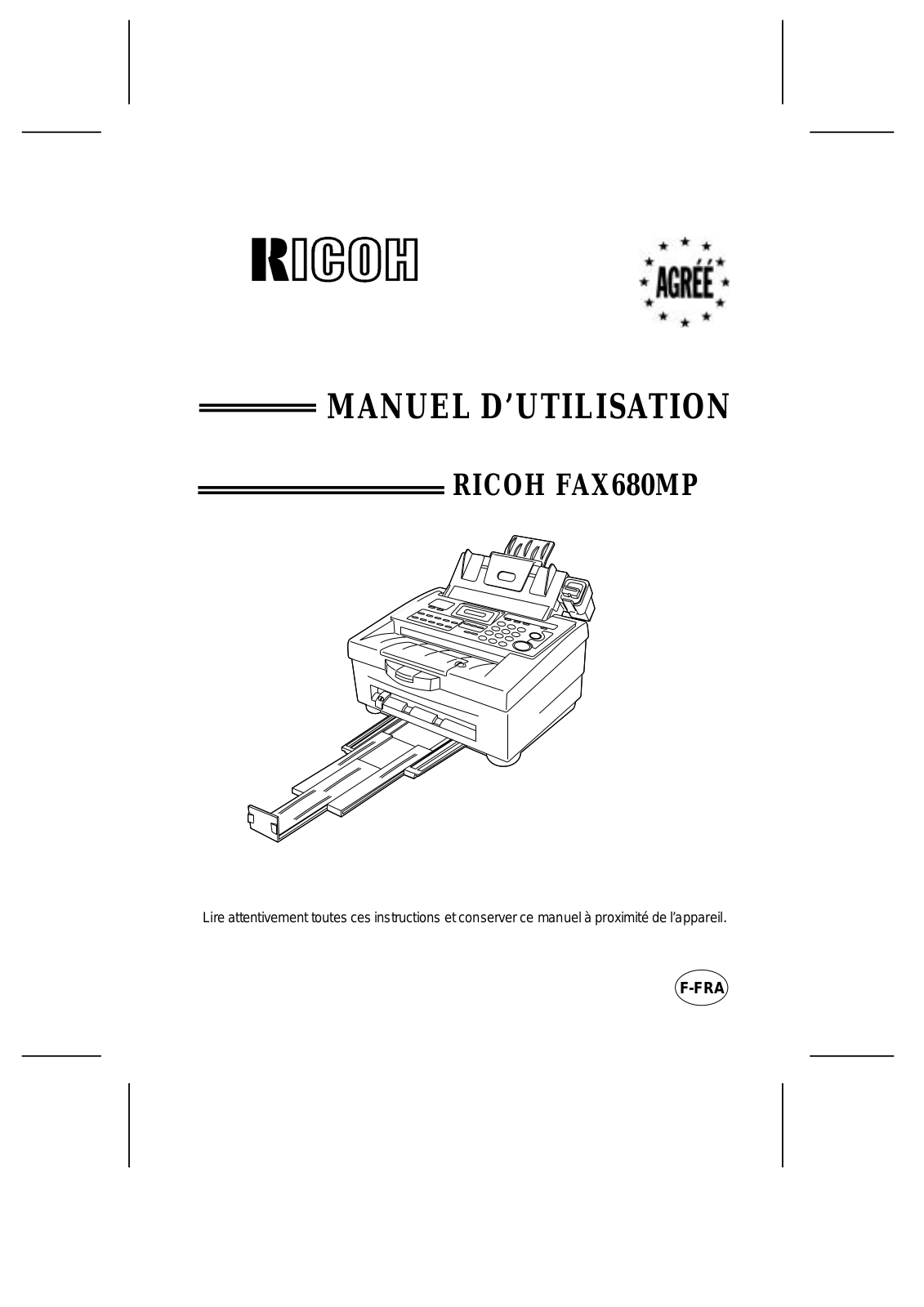 Ricoh FAX 680 MP User Manual