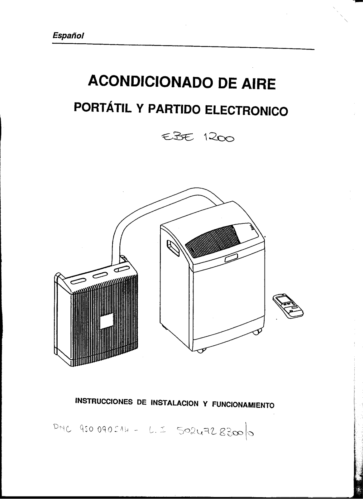 AEG EBE1200 User Manual