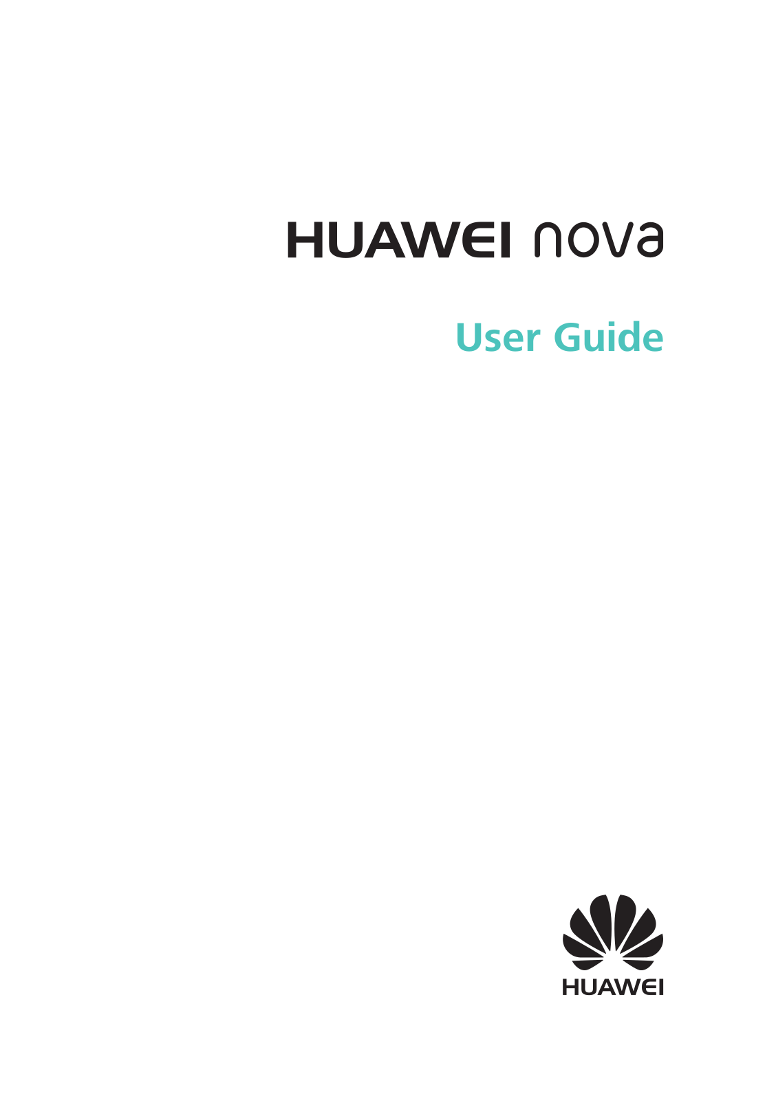 Huawei Nova Instruction Manual