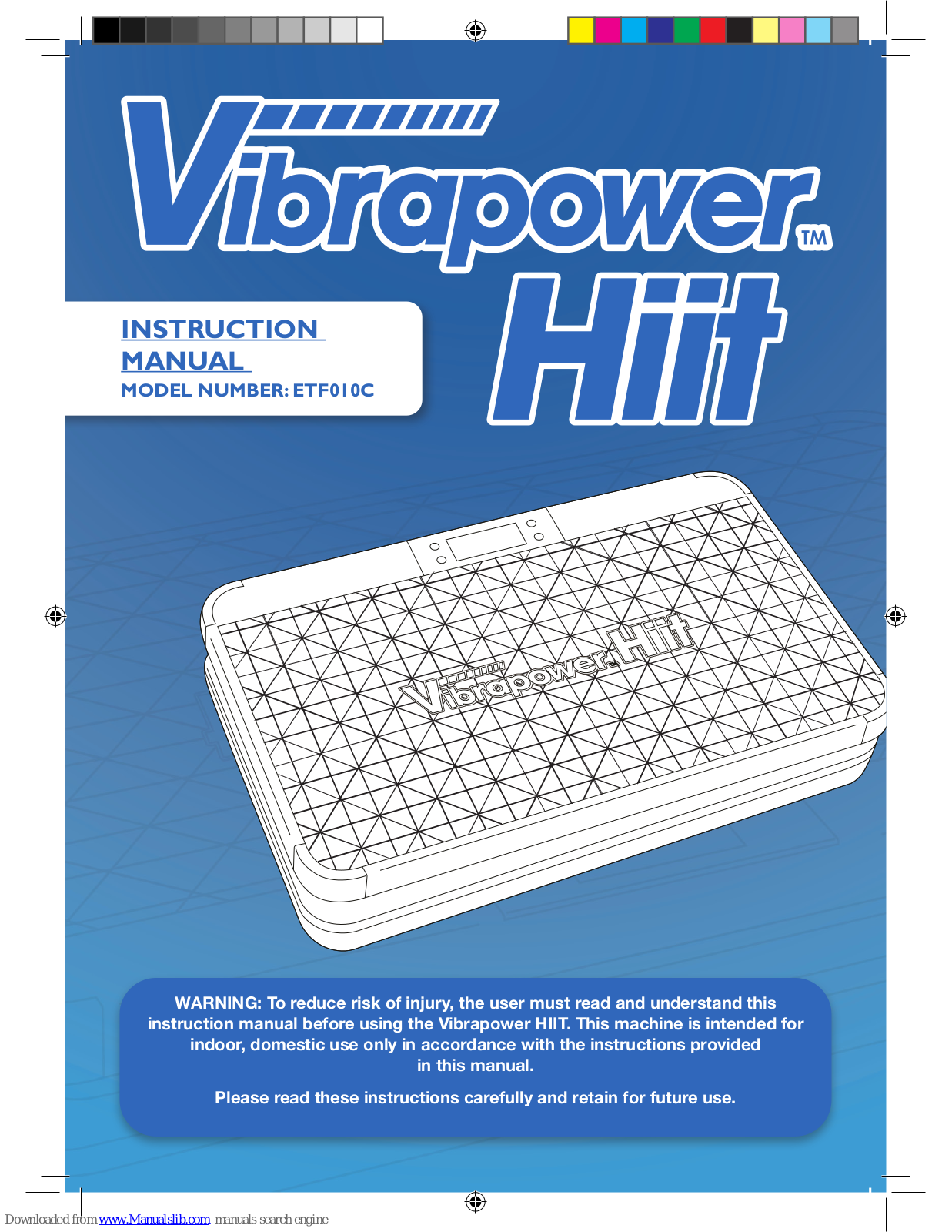 Vibrapower HIIT ETF010C User Manual