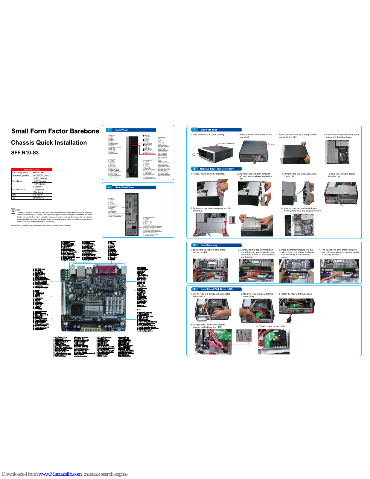 Foxconn R10-S3, SFF R10-S3 User Manual