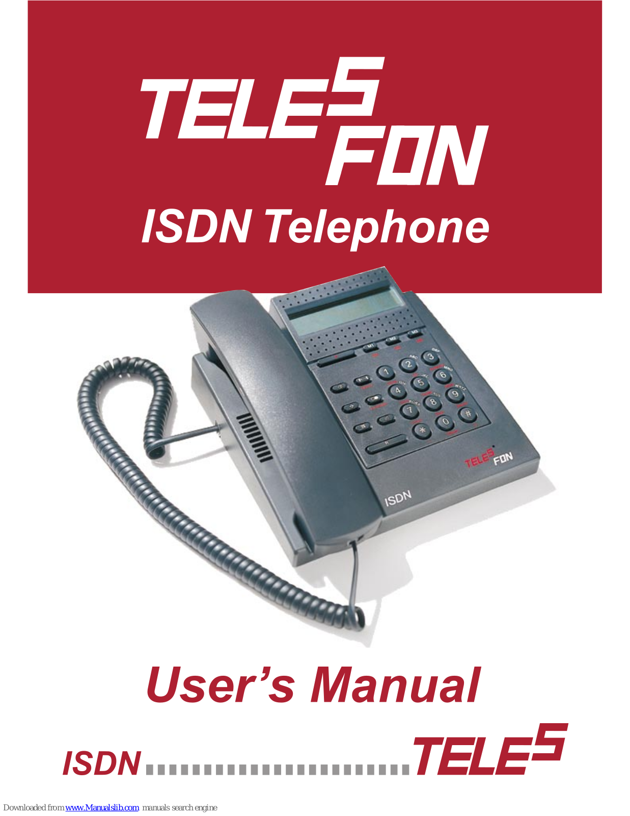 TELES ISDN Telephone, TELES.FON User Manual - ManualMachine.com
