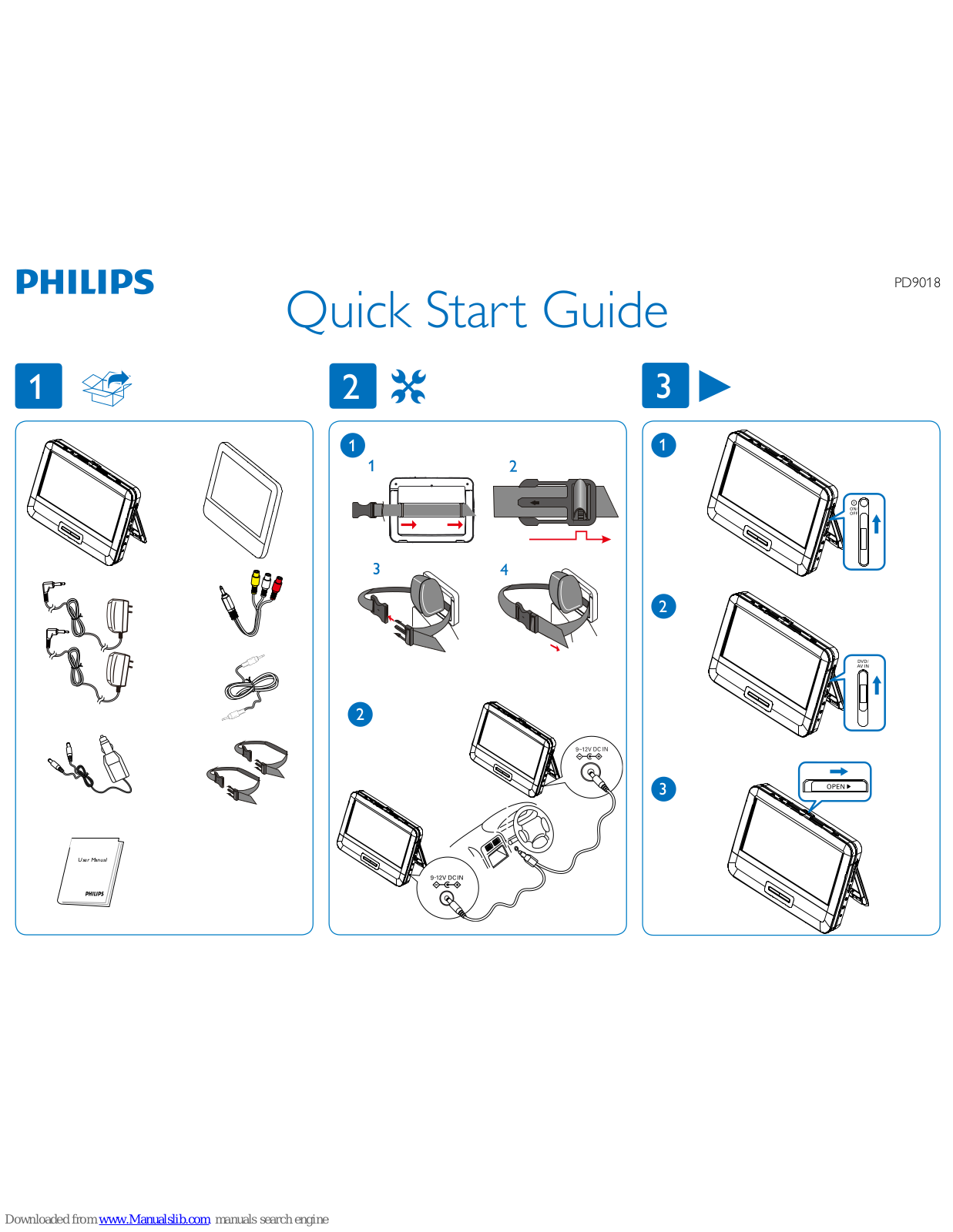 Philips PD9018/07, PD9018 Quick Start Manual - ManualMachine.com