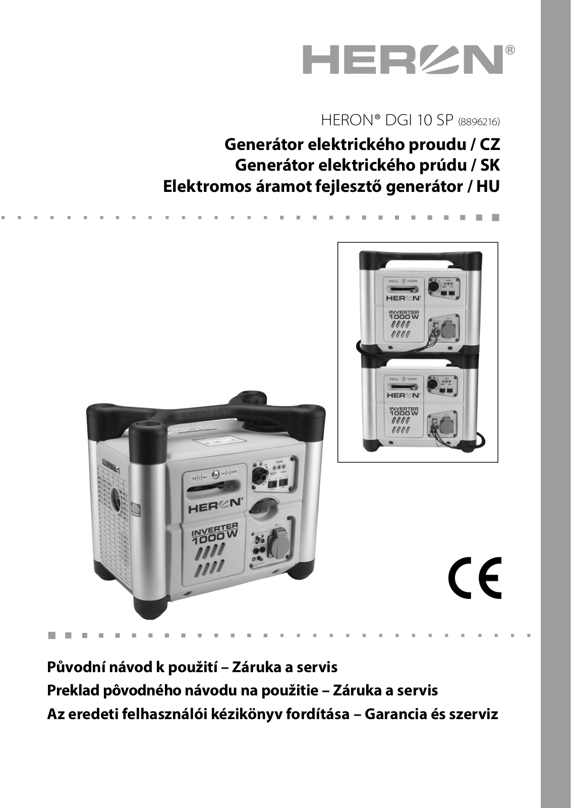 HERON DGI 10 SP User Manual