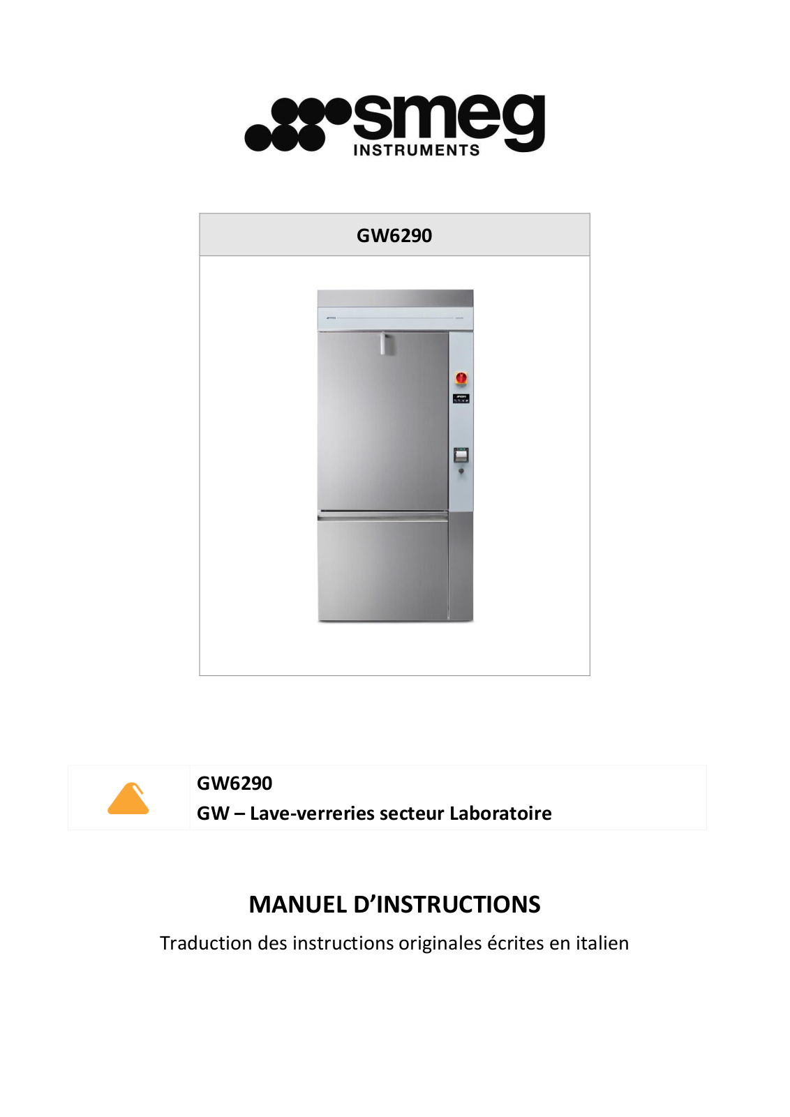 Smeg GW6290DS User manual