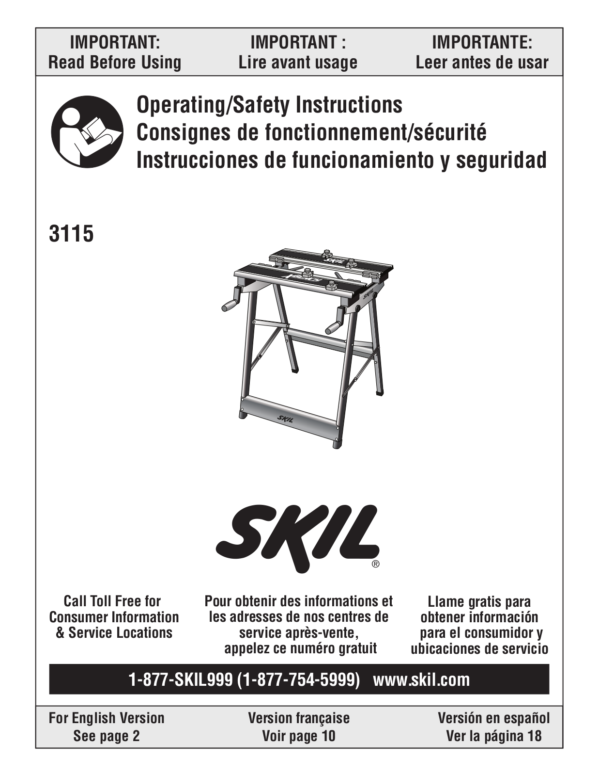 Skil 3115 Instruction Manual