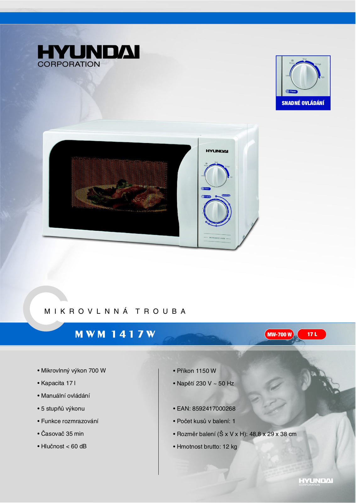 Hyundai MWM 1417 W User Manual