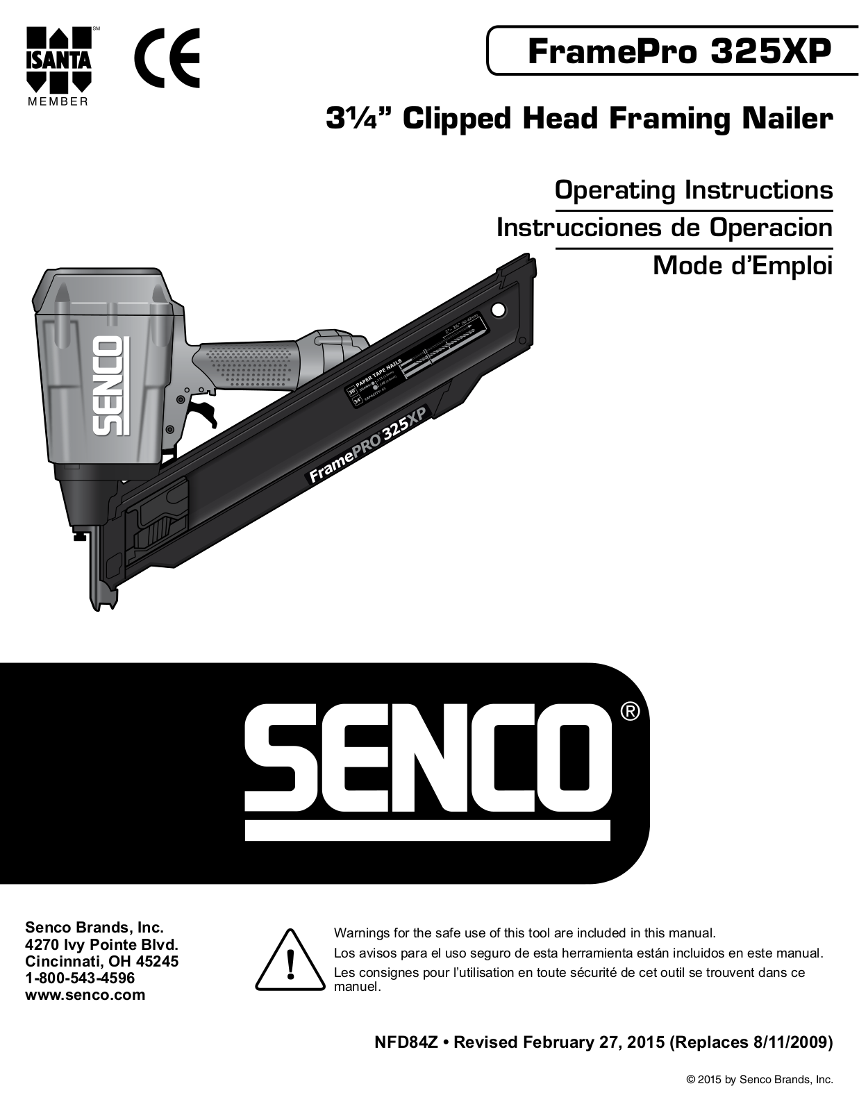 Senco Framepro 325XP User Manual