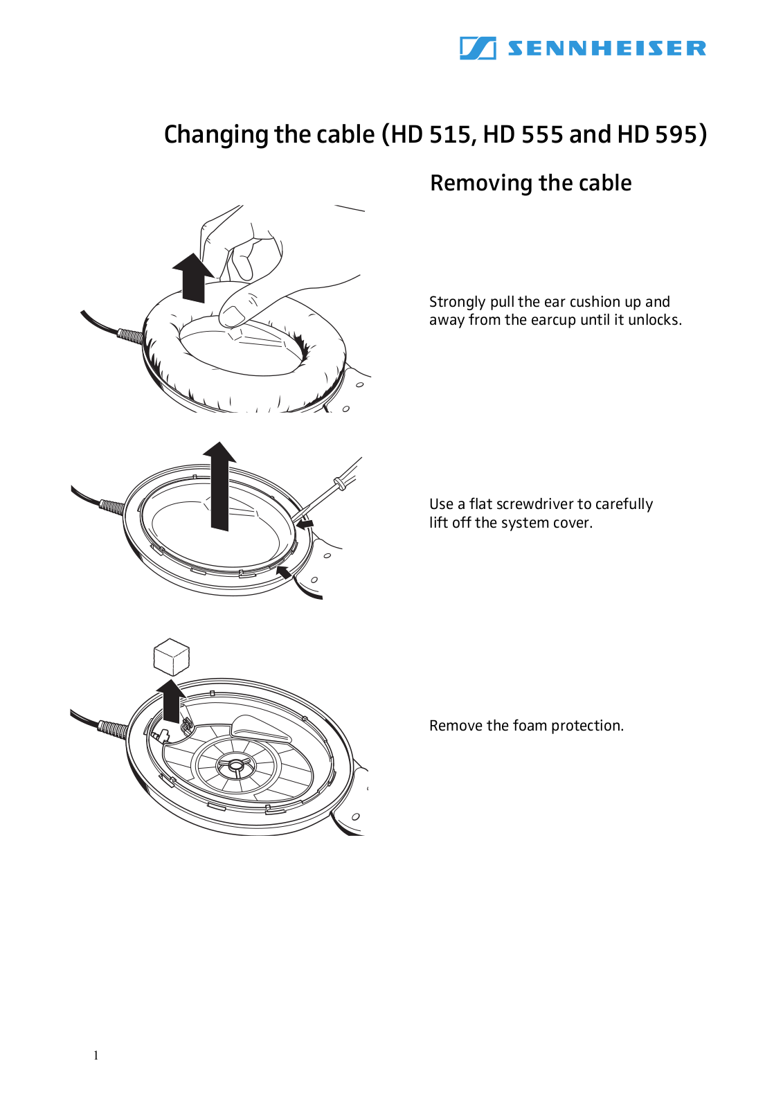 Sennheiser HD 515, HD 555, HD 595 User Manual