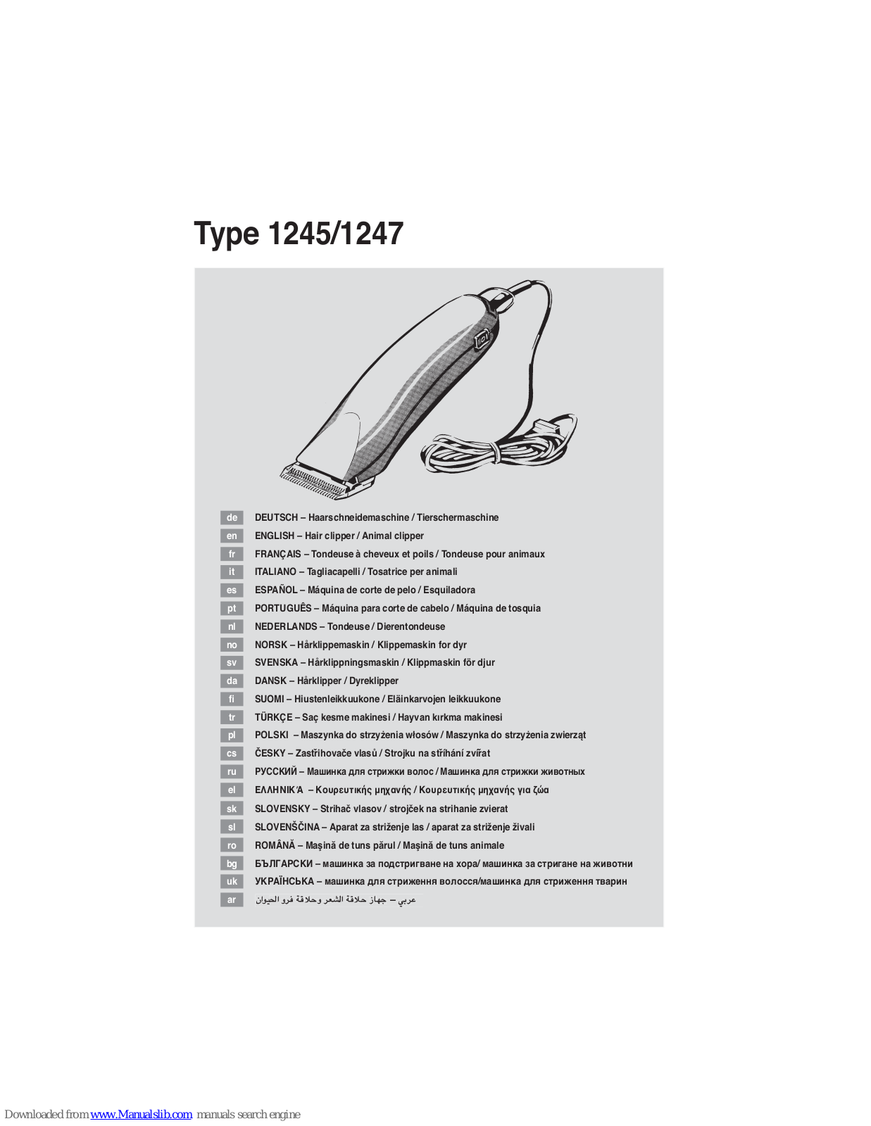 Kerbl 1245, 1247 Instructions For Use Manual