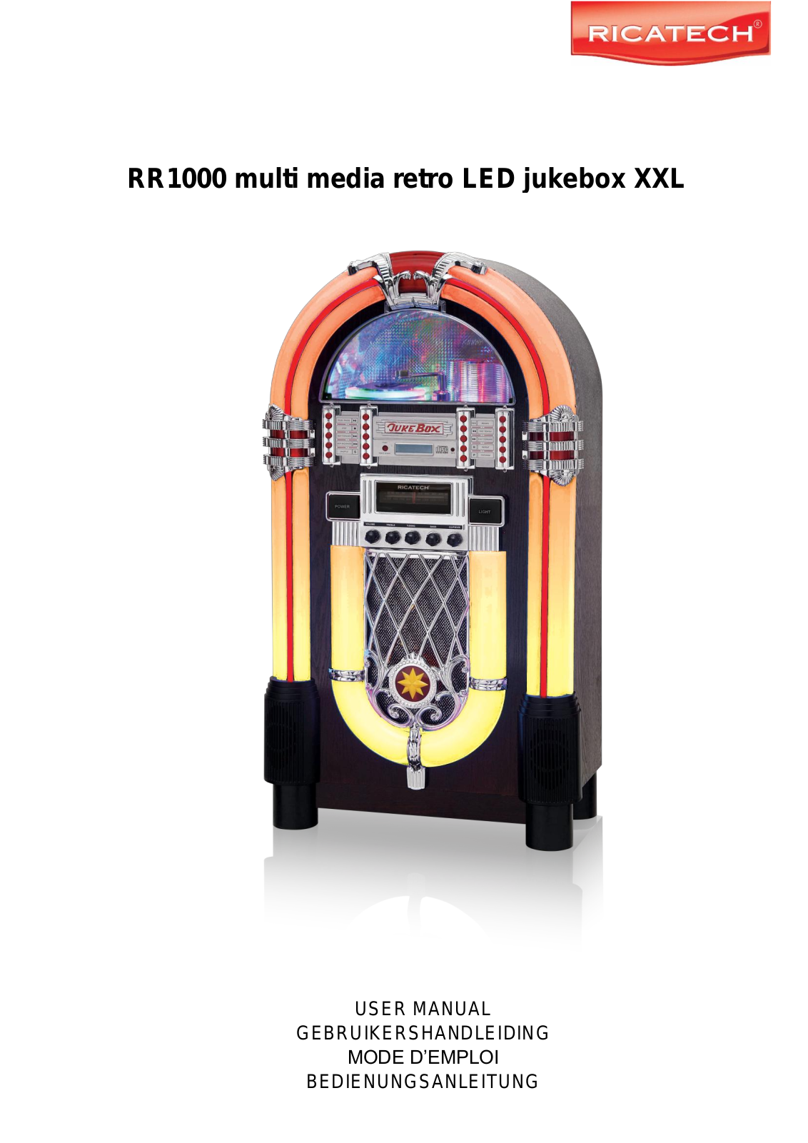 Ricatech RR1000 User Manual