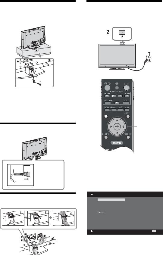 Sony KDL-52W40xx, KDL-52W42xx, KDL-46W40xx, KDL-46W42xx, KDL-40W40xx Operating Instructions