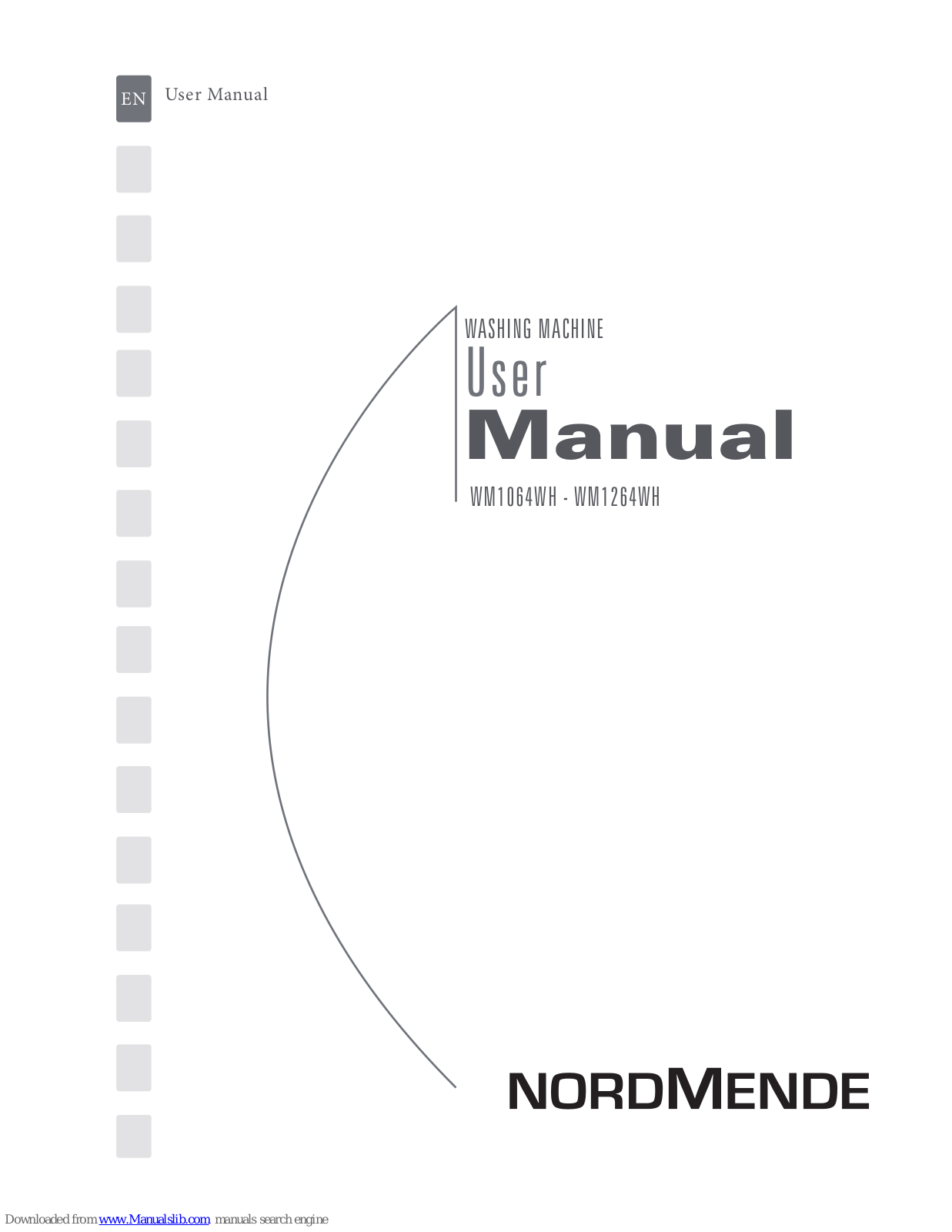 Nordmende WM1064WH, WM1264WH User Manual