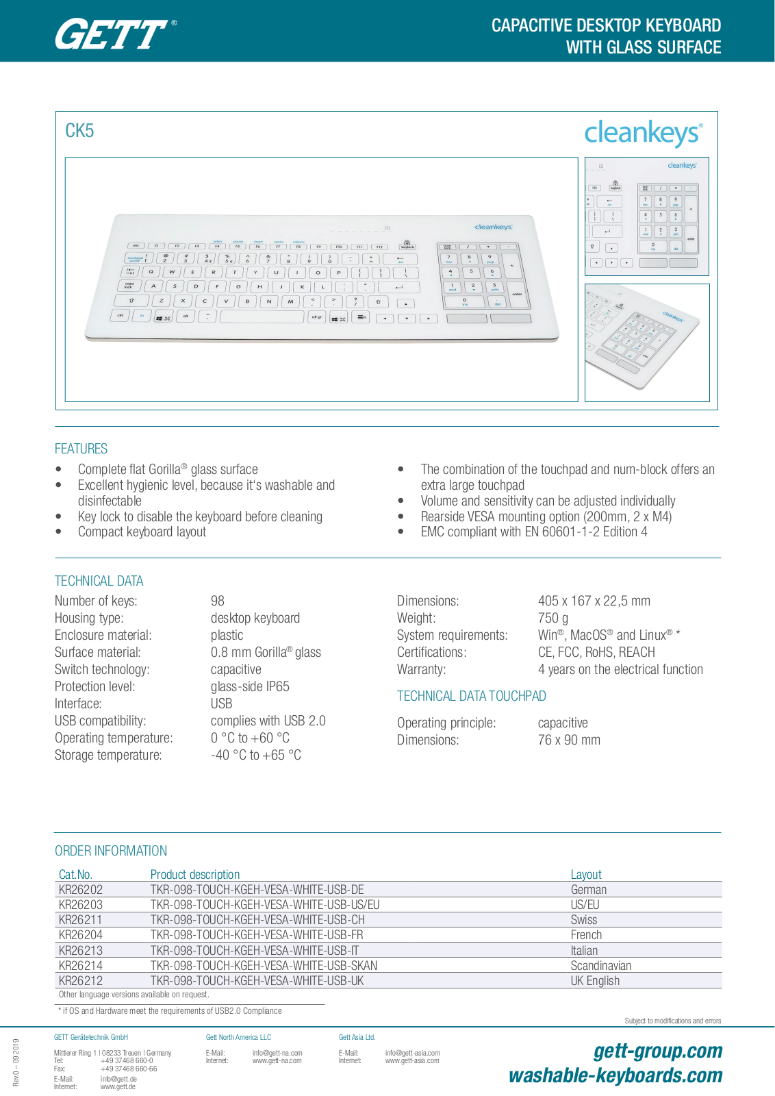 GETT CK5 User Manual