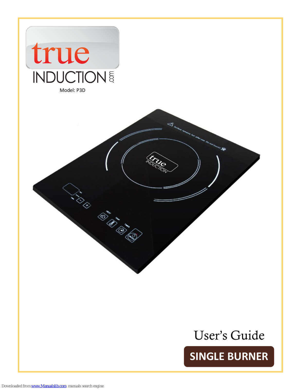 True Induction P3D User Manual