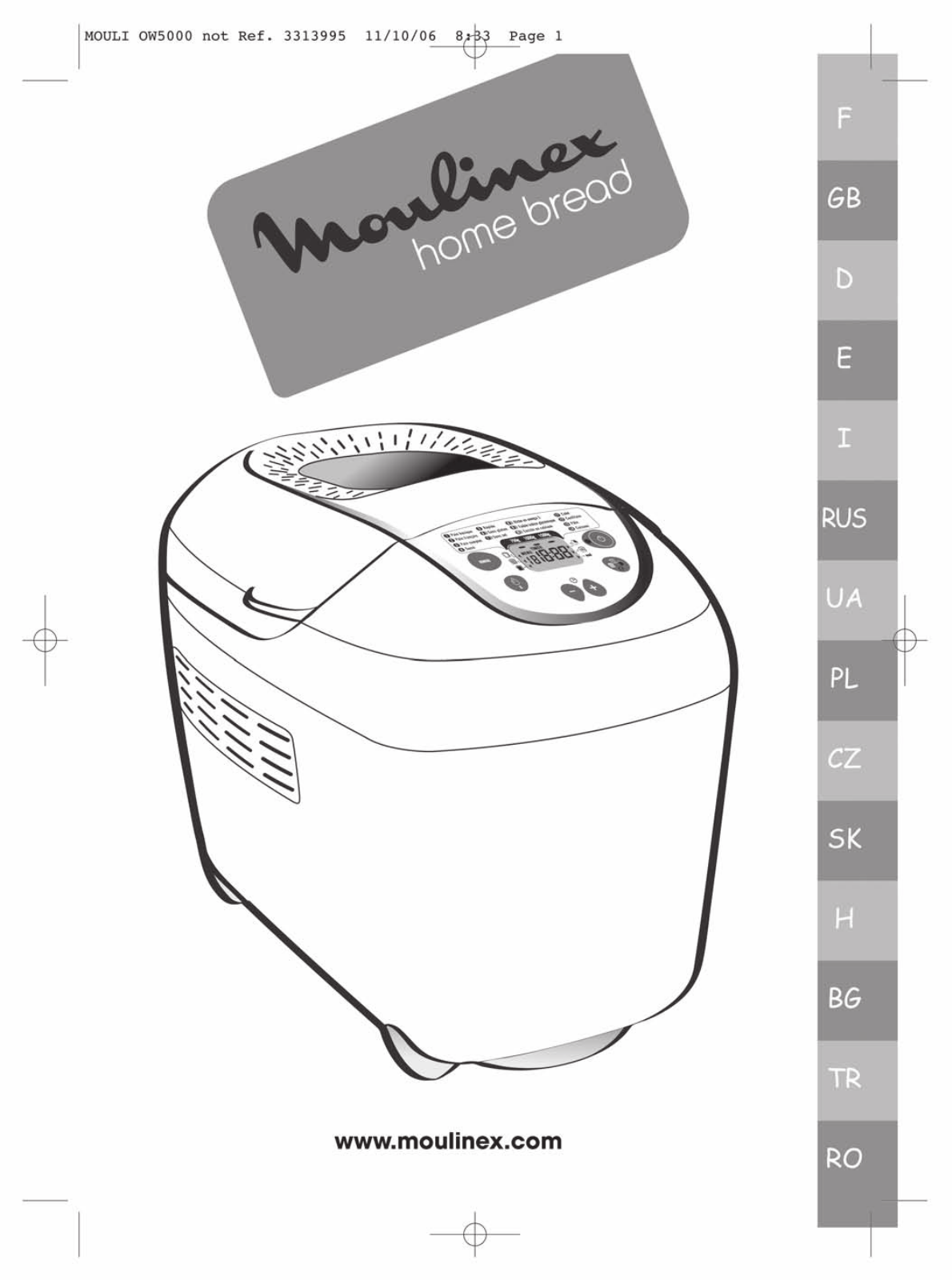 Moulinex OW5000.30 User Manual