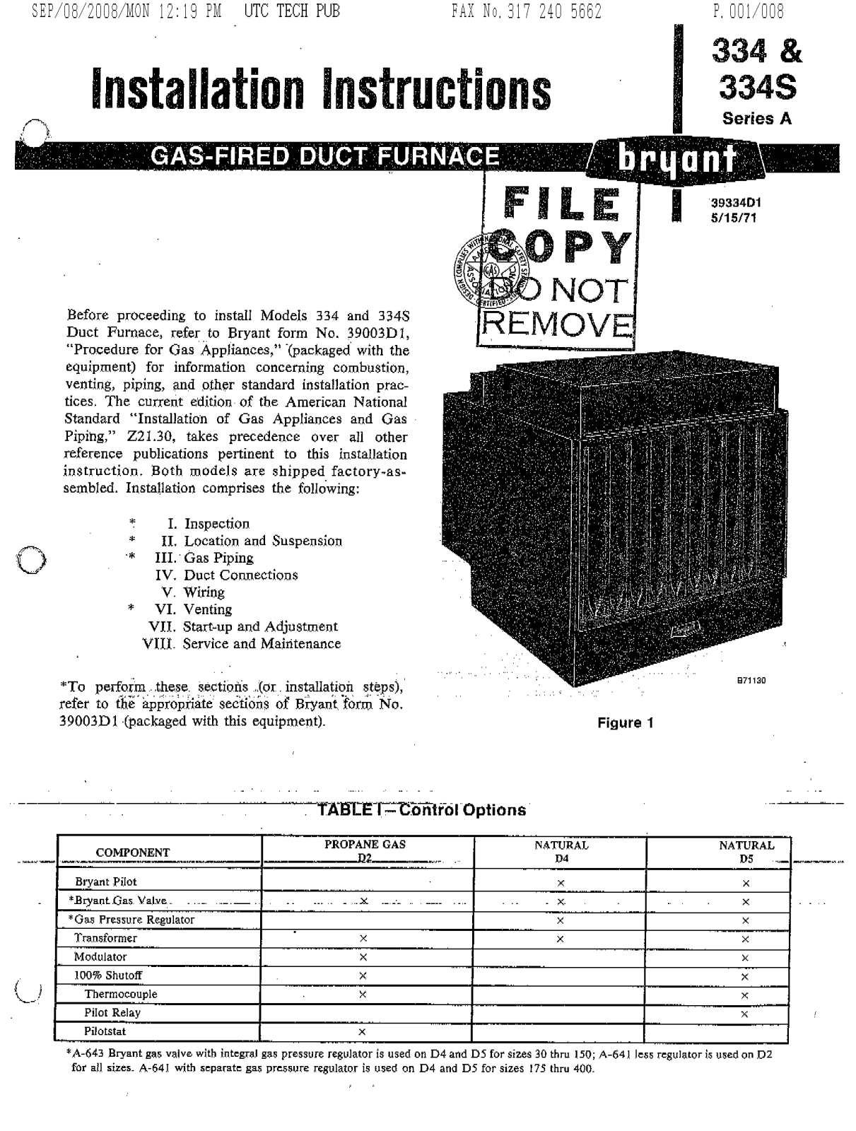 Bryant 334, 334S User Manual