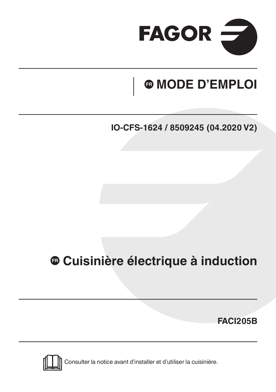 Fagor FACI205B User Manual