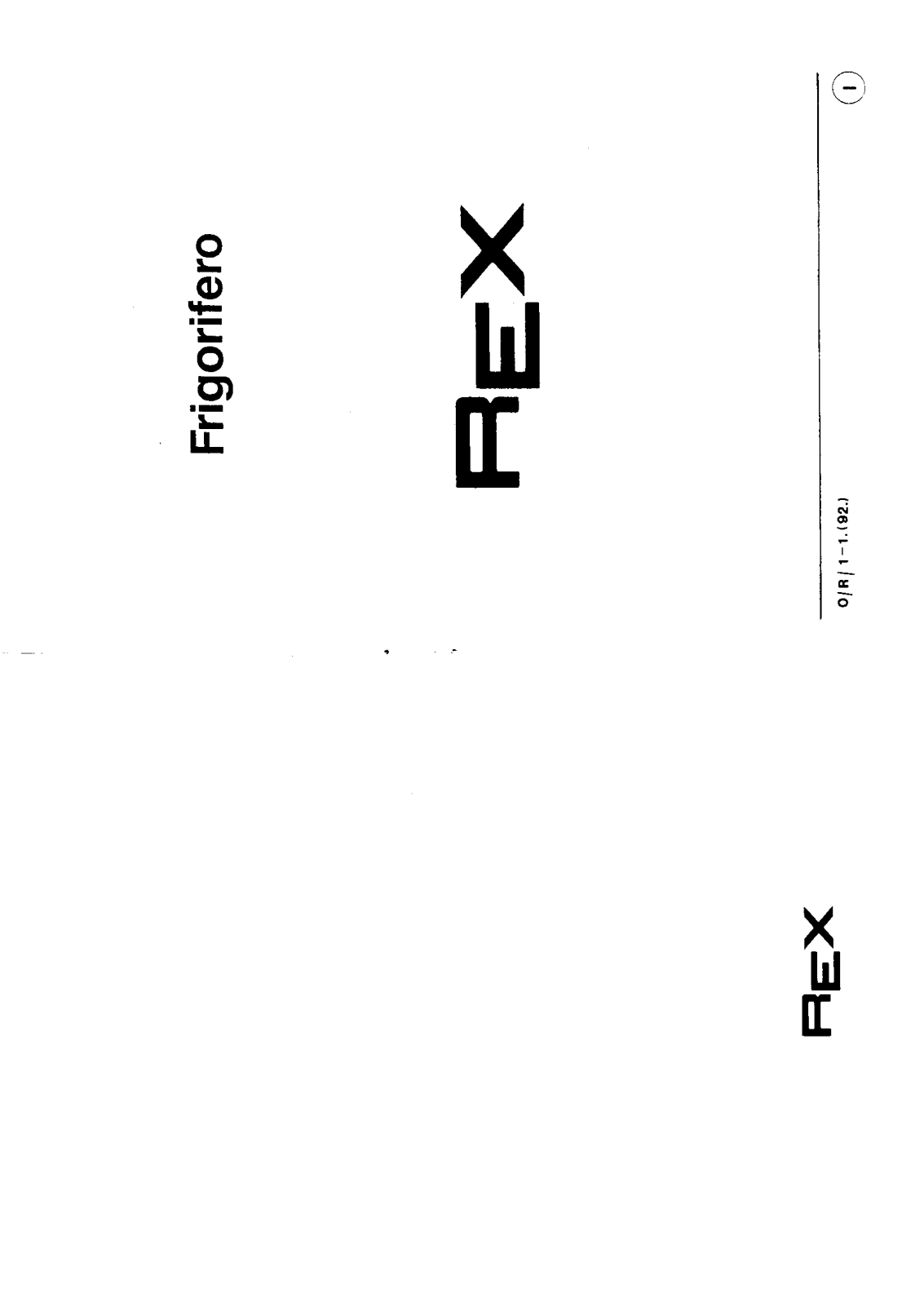 Rex RA210, RA250 User Manual