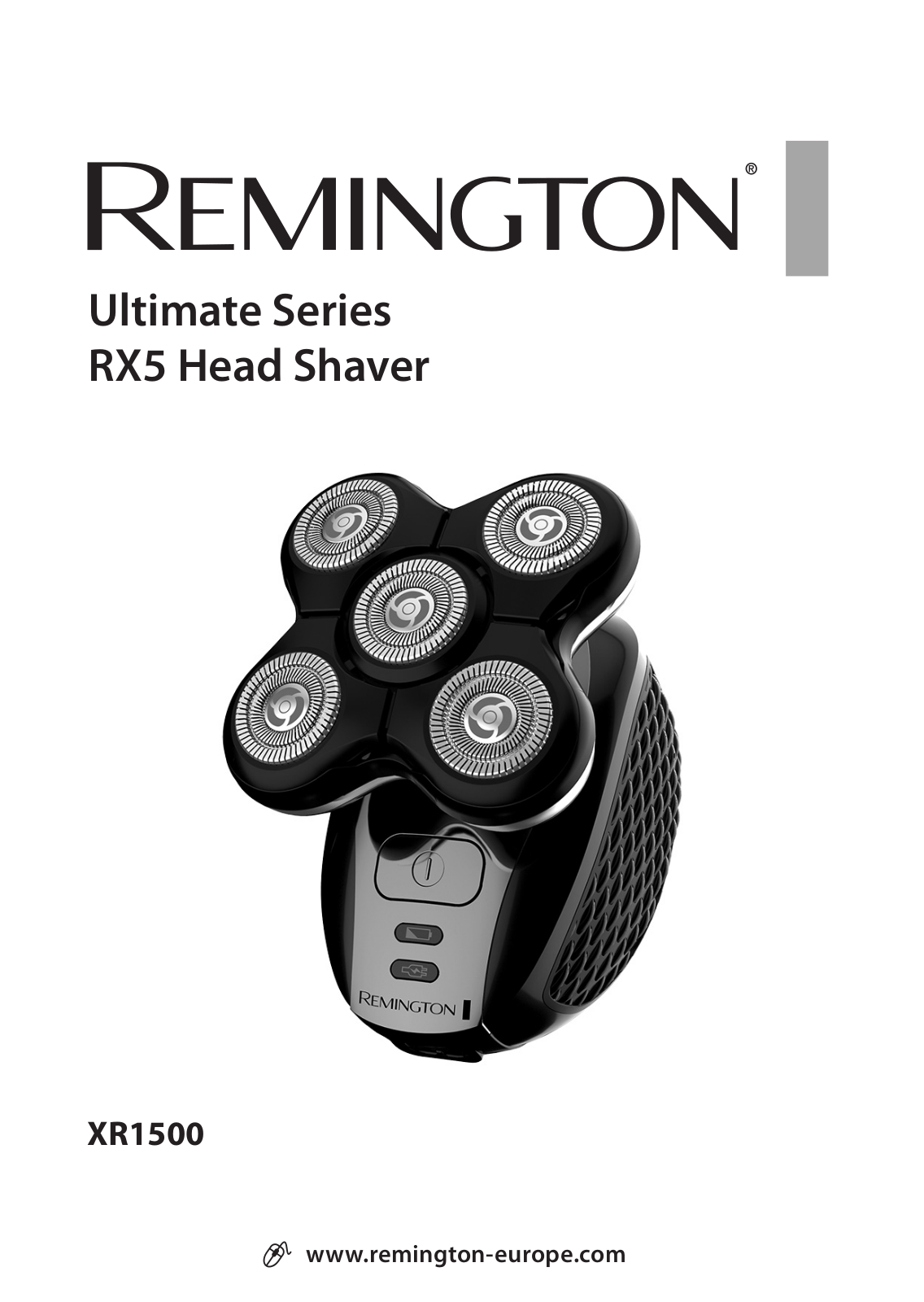 Remington XR1500 User Manual