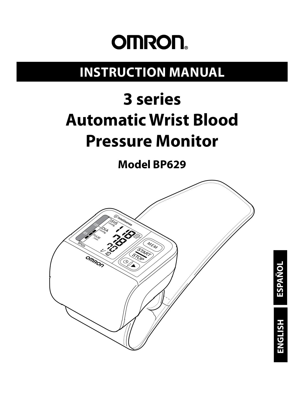 Omron BP629 User Manual 2