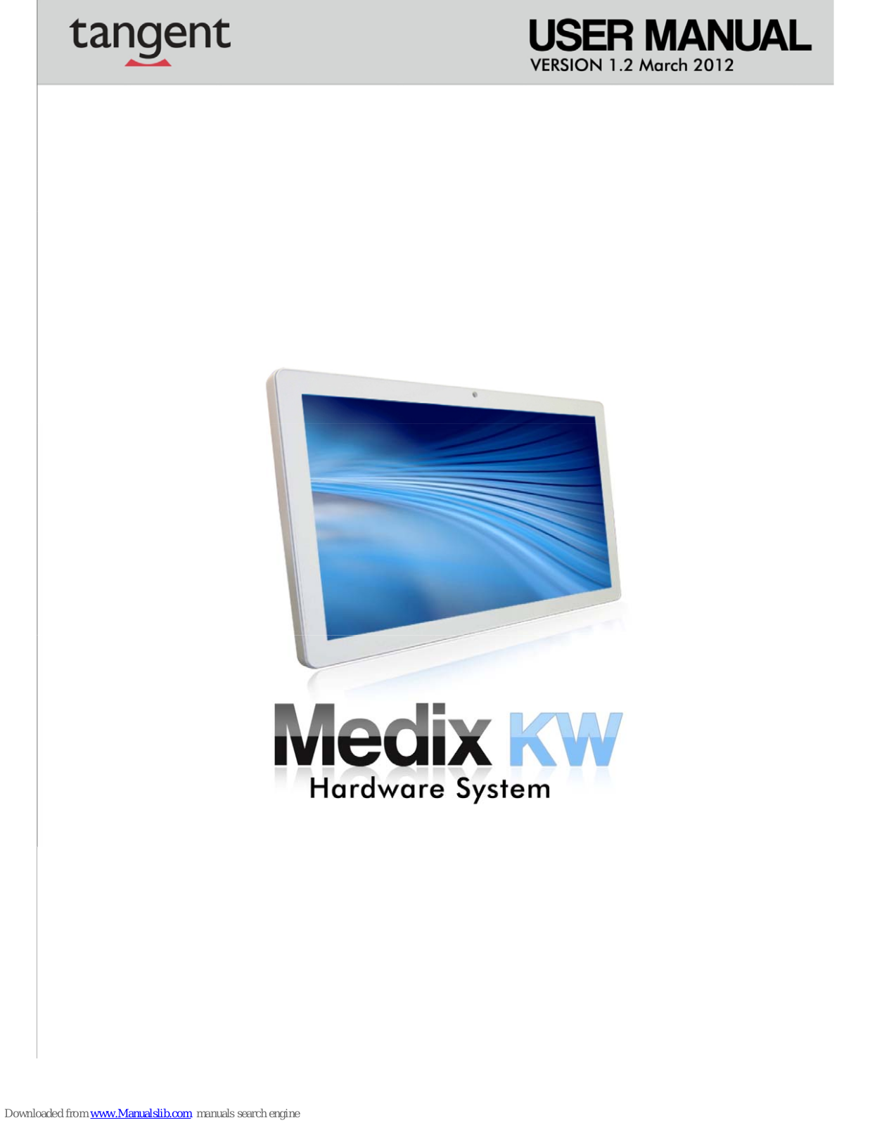 Tangent Medix KW User Manual