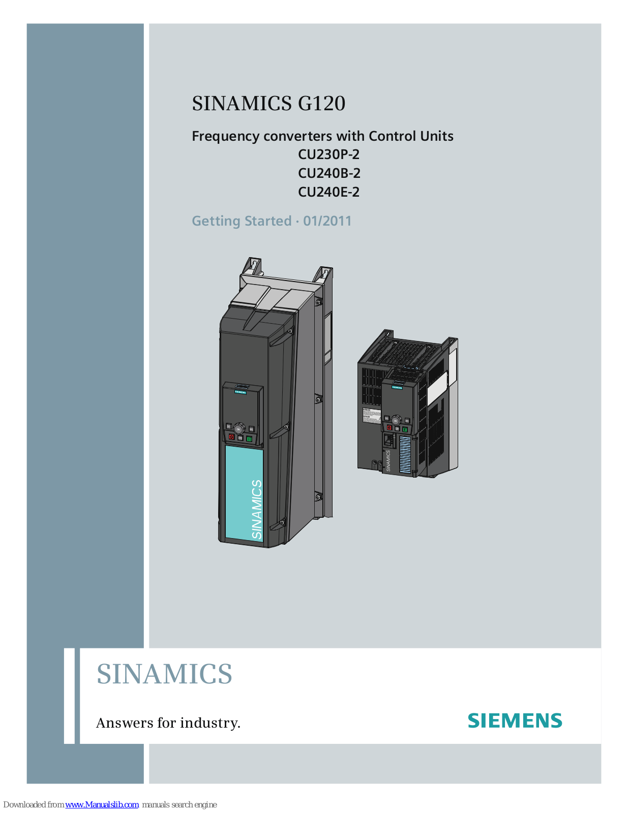 Siemens SINAMICS BOP-2 Operating Instructions Manual