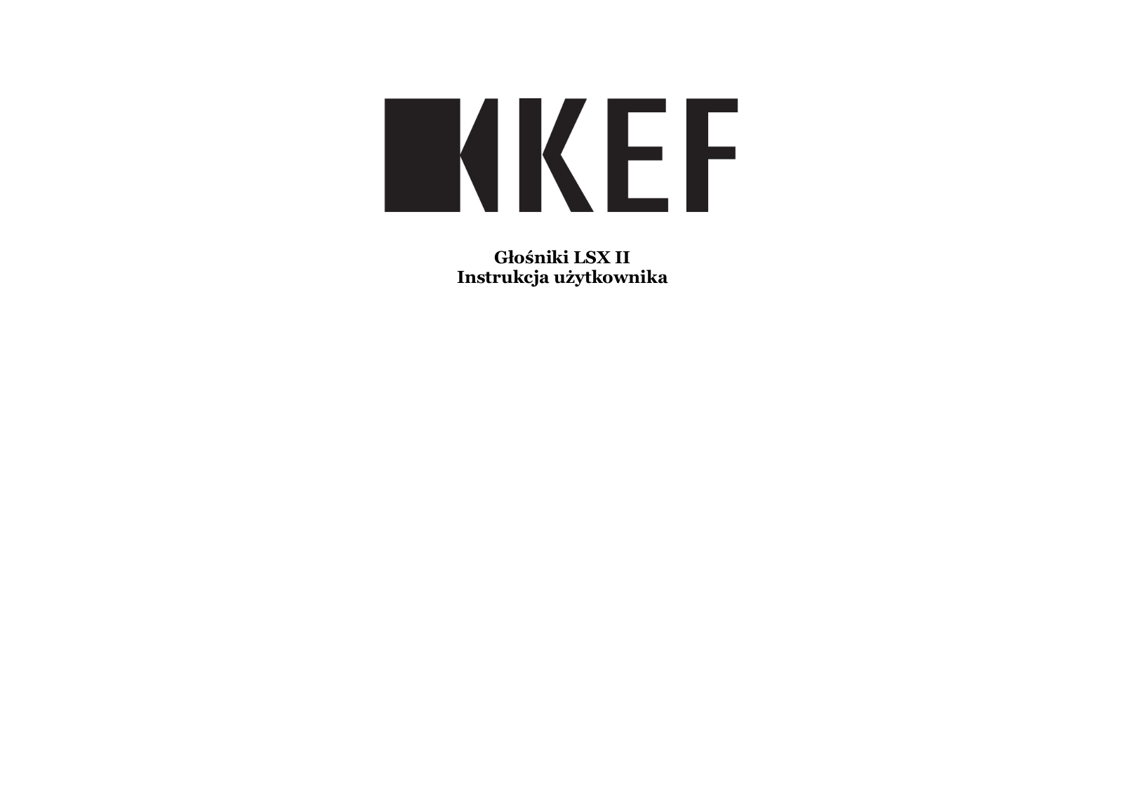 KEF LSX II User guide - ManualMachine.com
