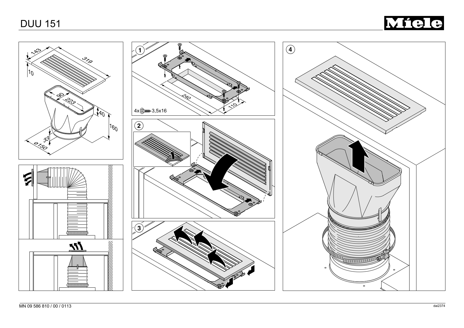 Miele DUU151 User Manual