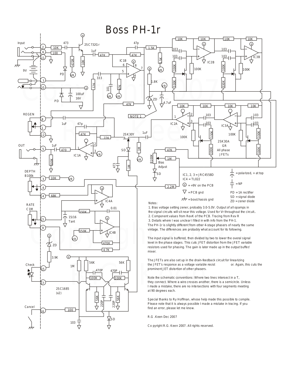 Boss PH-1r scheme