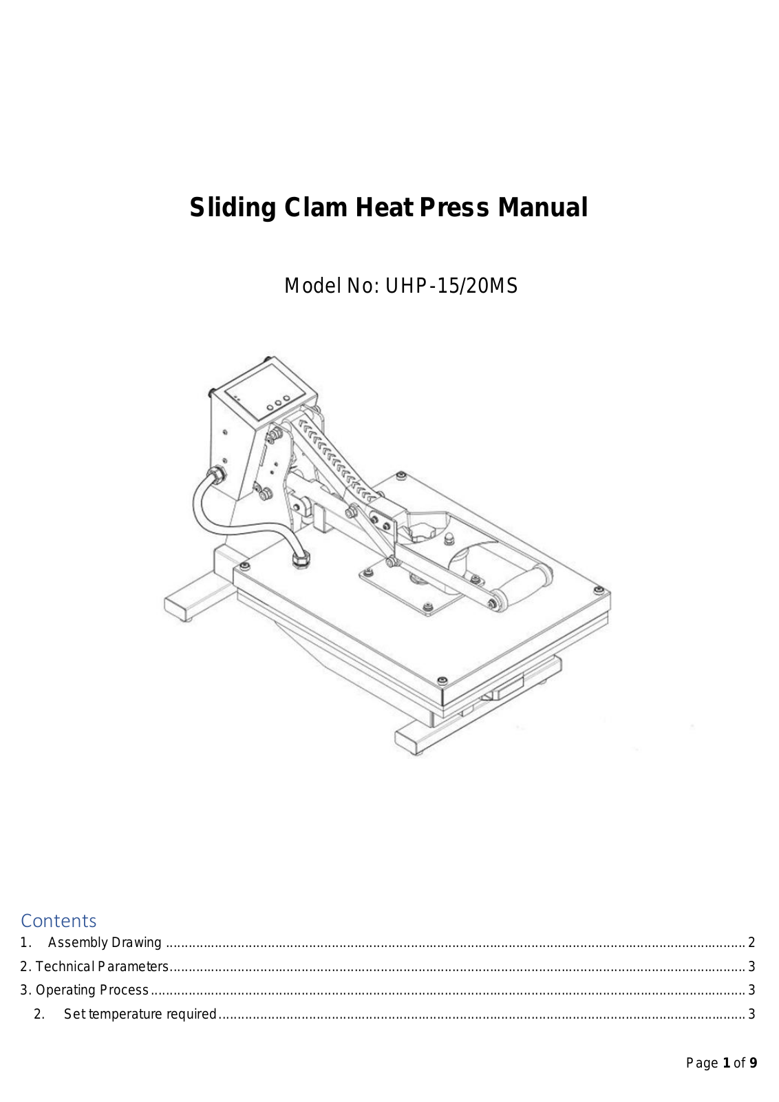 Microtek UHP-15MS, UHP-20MS User Manual