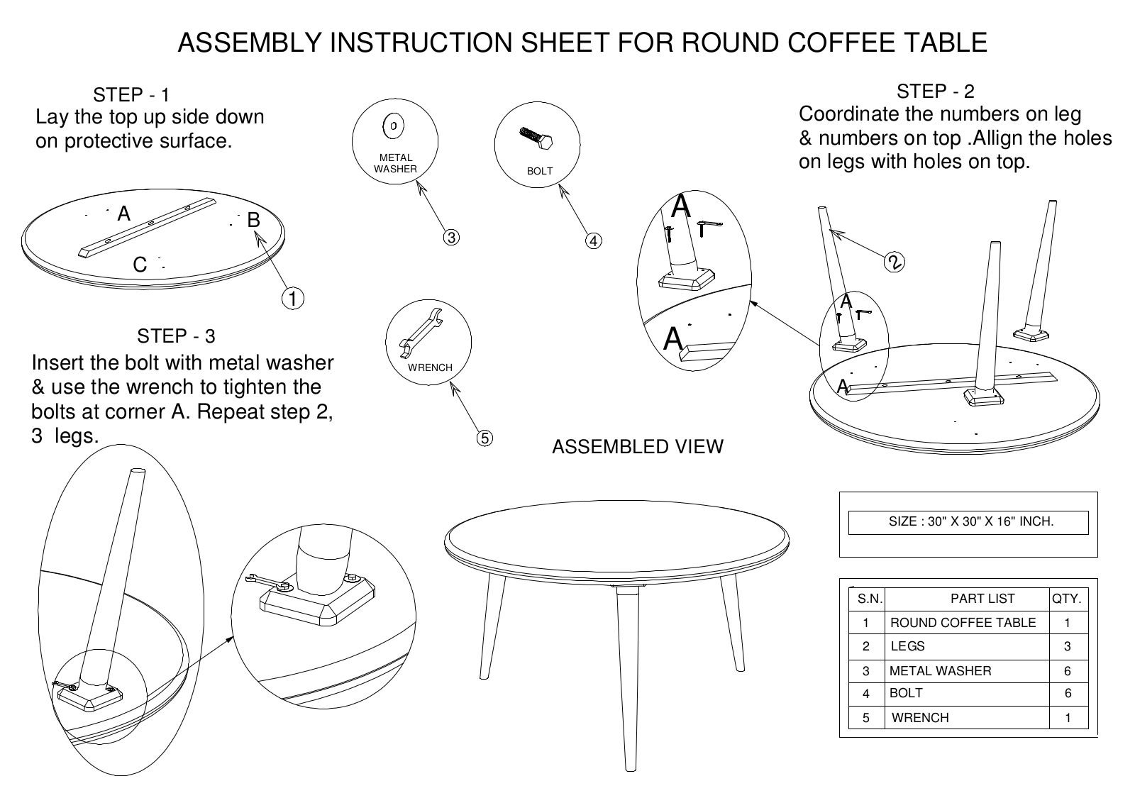 Foundstone W001609821 Assembly Instruction - ManualMachine.com