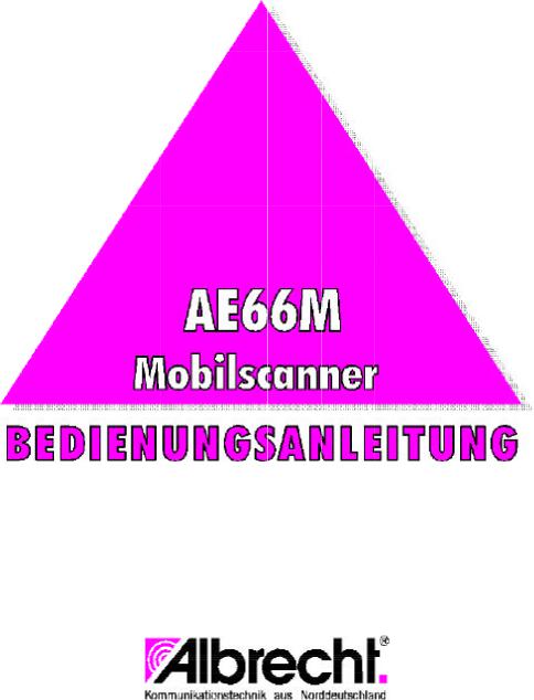 Albrecht SC AE 66M User Manual