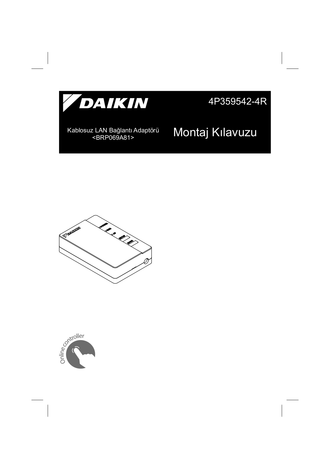 Daikin BRP069A81 Installation manuals