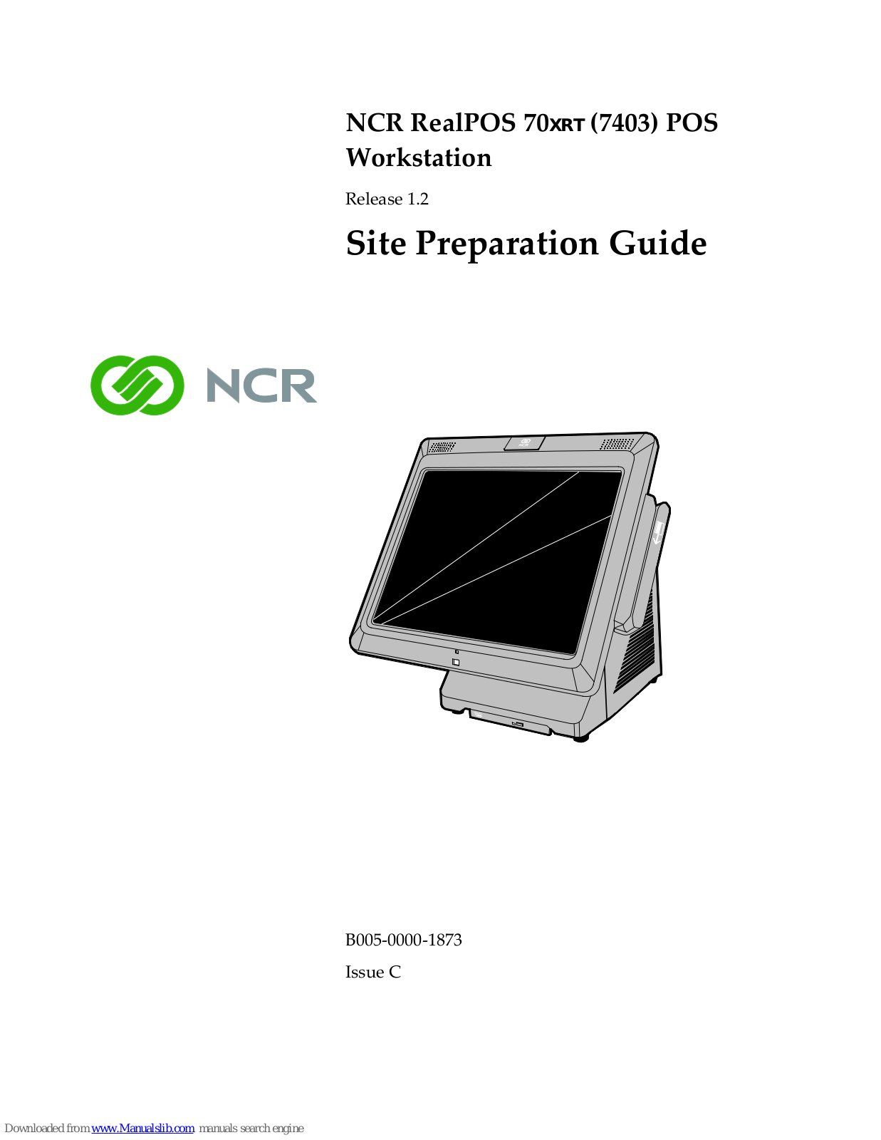 NCR RealPOS 70XRT 7403 Site Preparation Manual