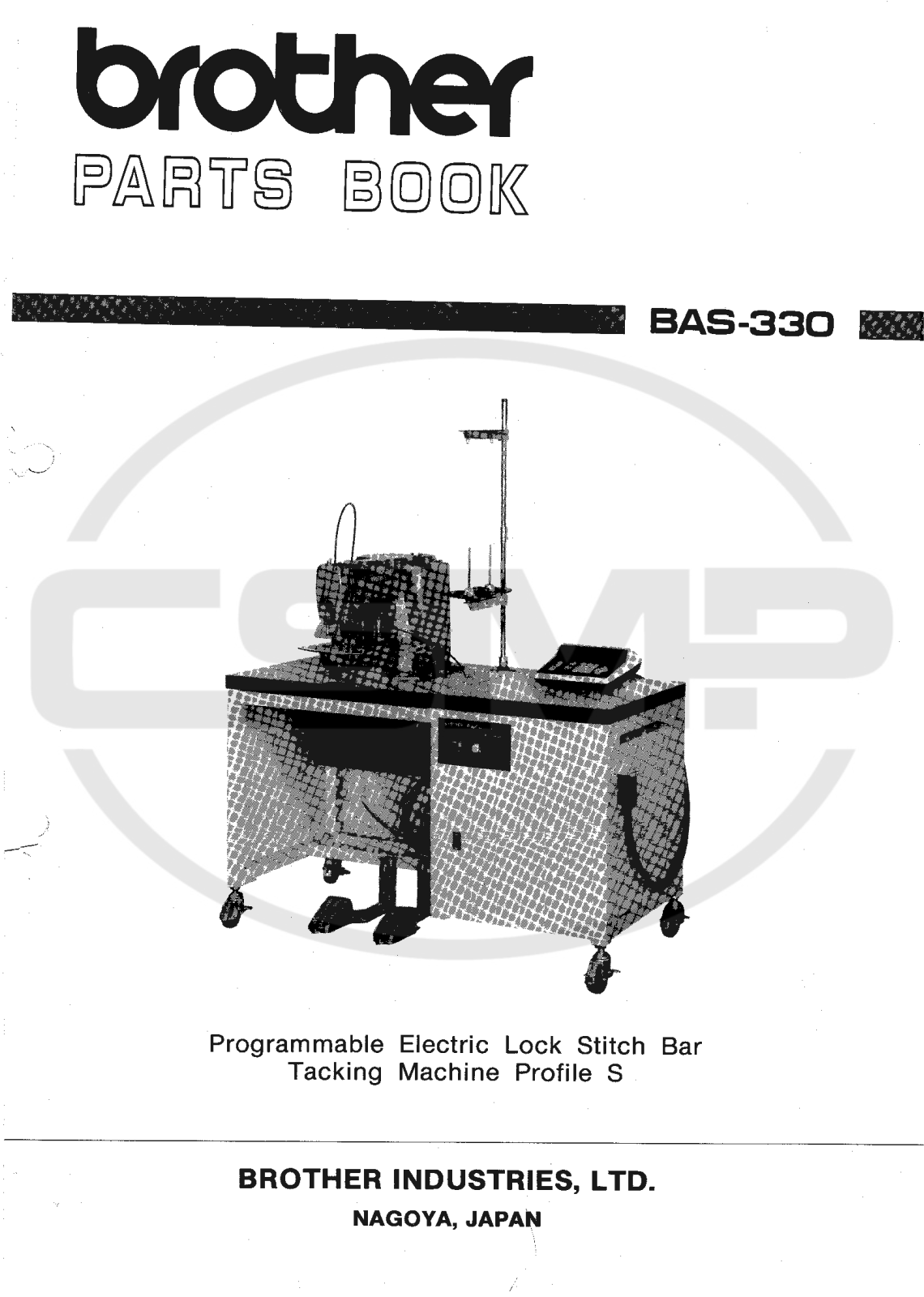 Brother BAS 330 Parts Book